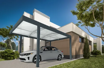 Image de SNV CONCEPT - Terrasse, (bois, dalles sur plots), pergola, (bioclimatique, bois), carport, cuisine extérieure sur Bourgoin